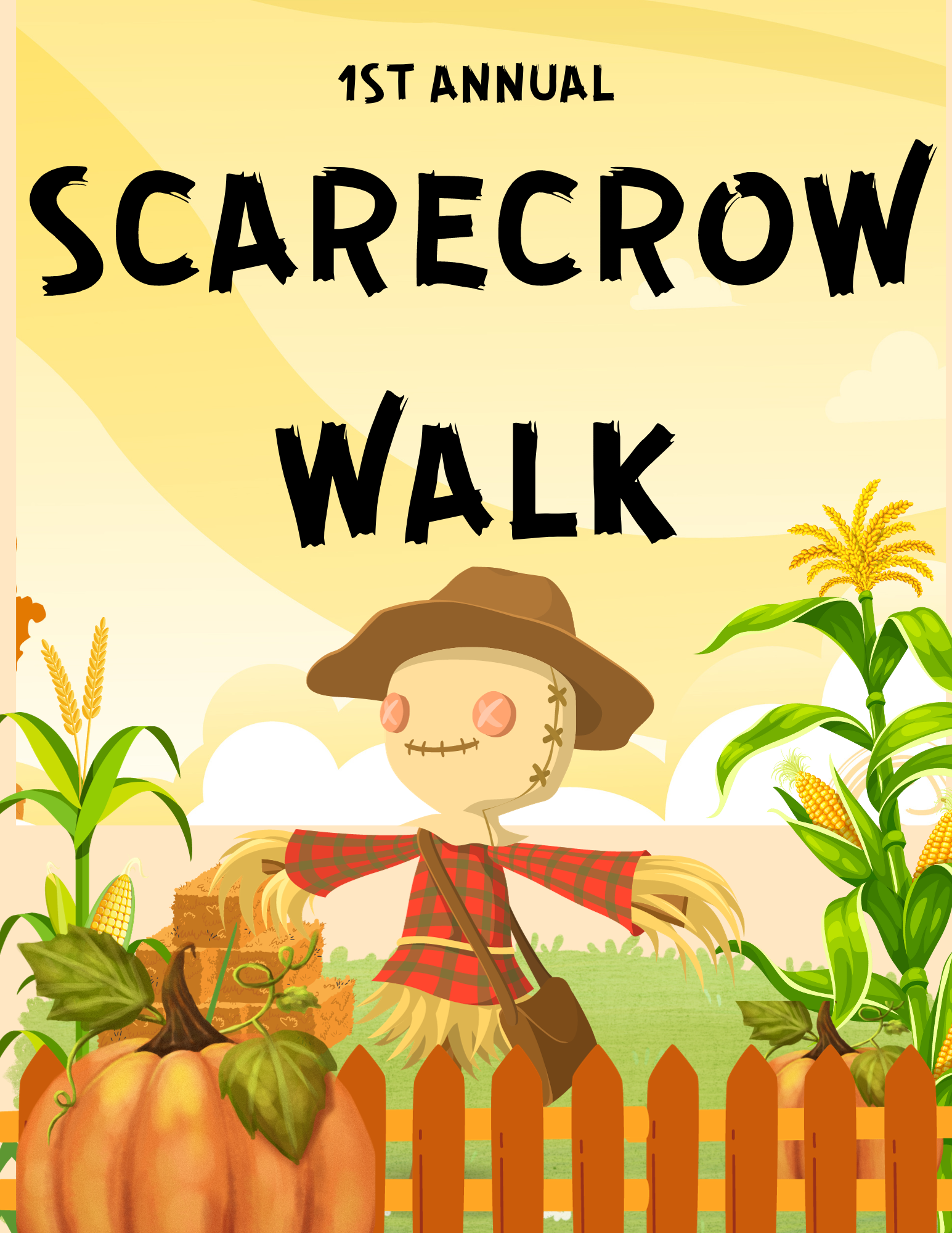 First Annual Scarecrow Walk Lester Public Library of Rome